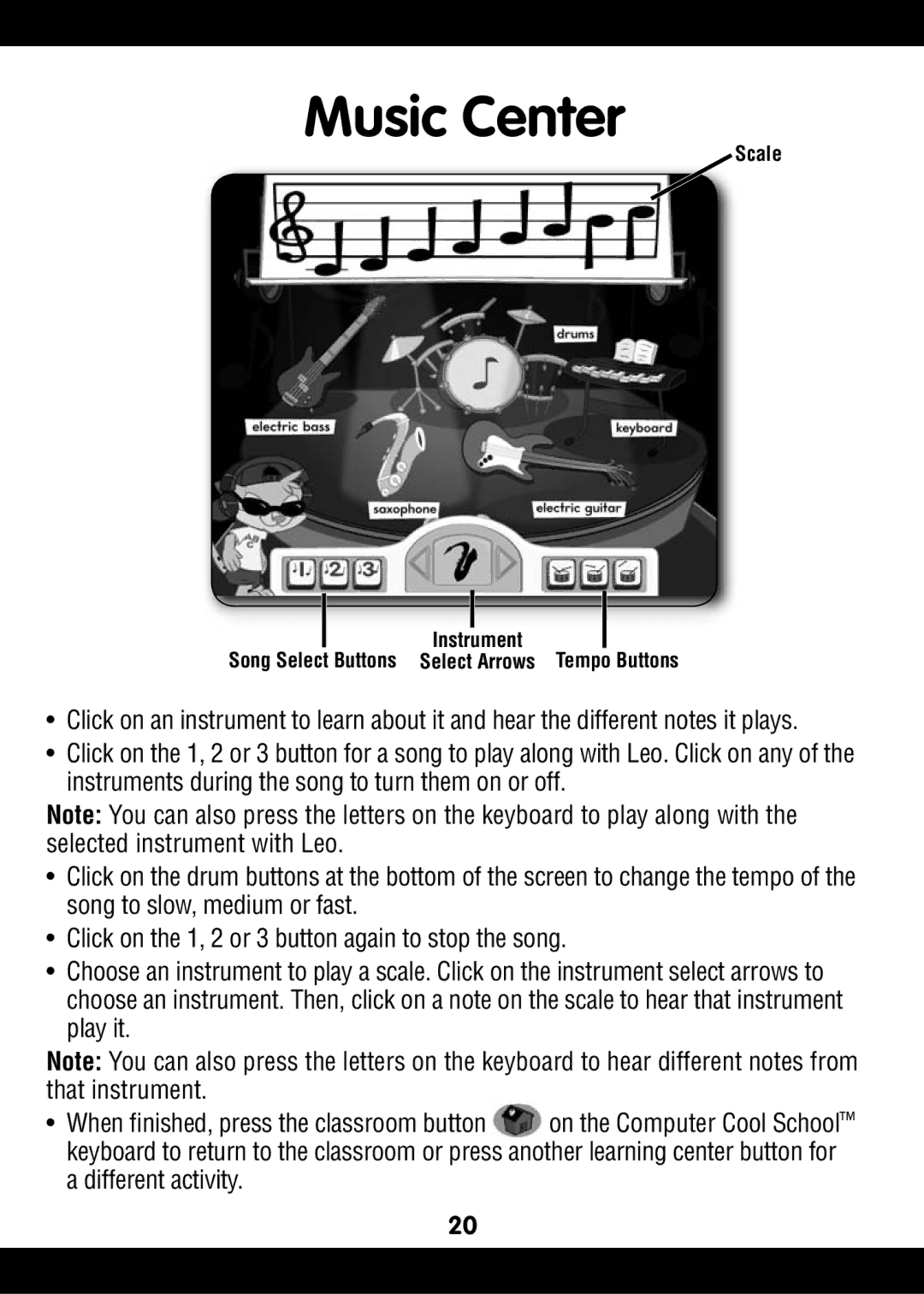 Fisher-Price N102 / Z83 manual Music Center 