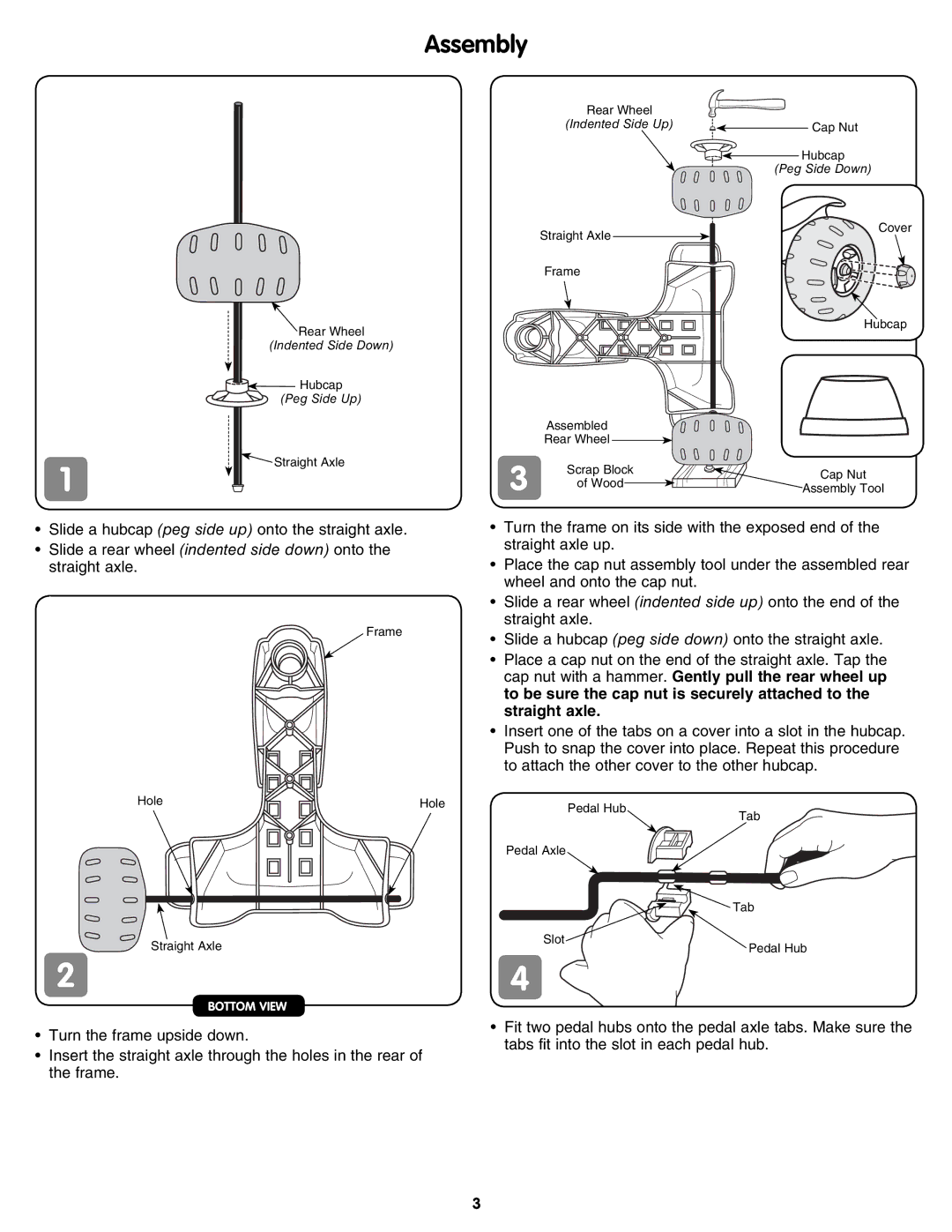 Fisher-Price N1366 instruction sheet Assembly 