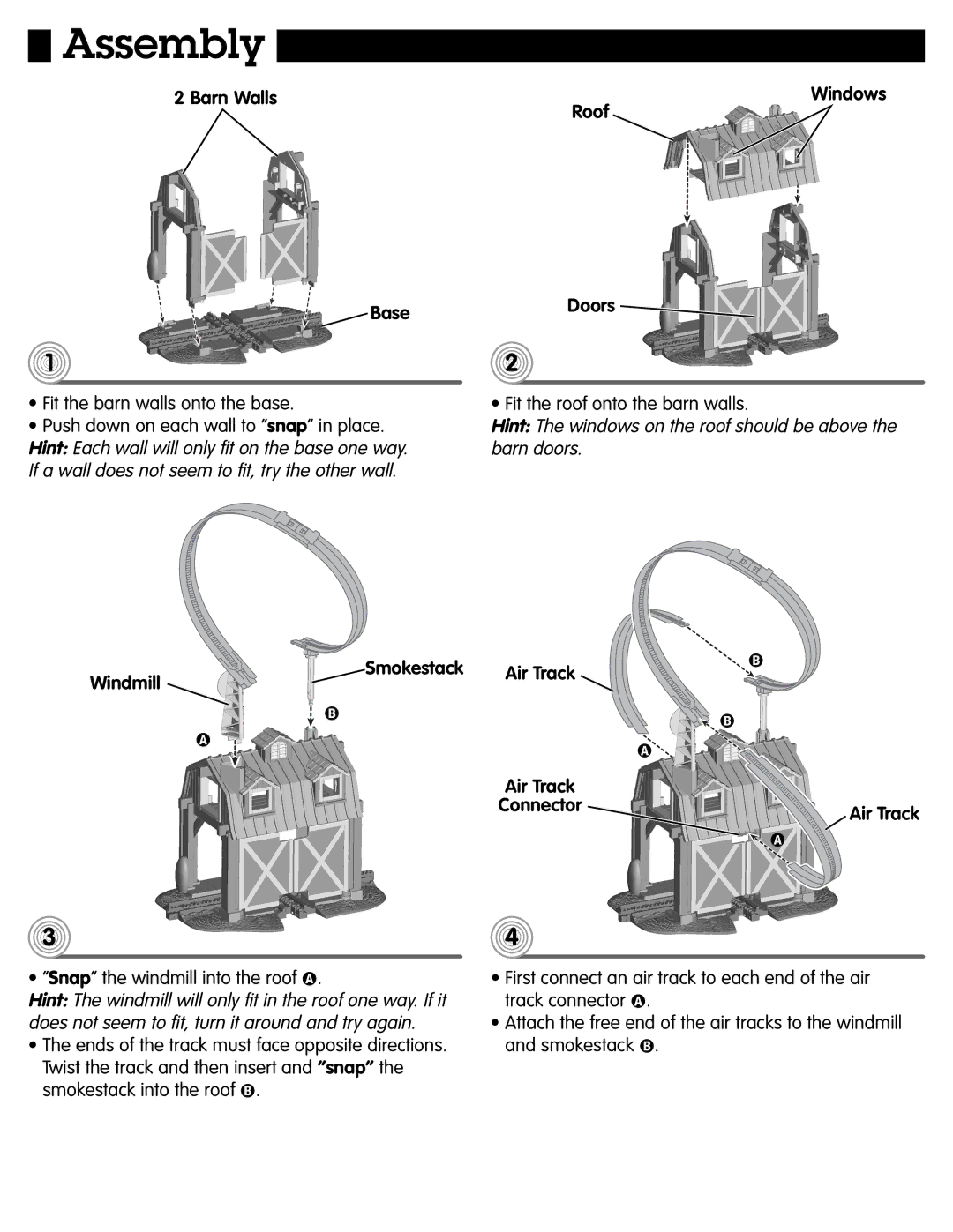 Fisher-Price N1450 manual Assembly 