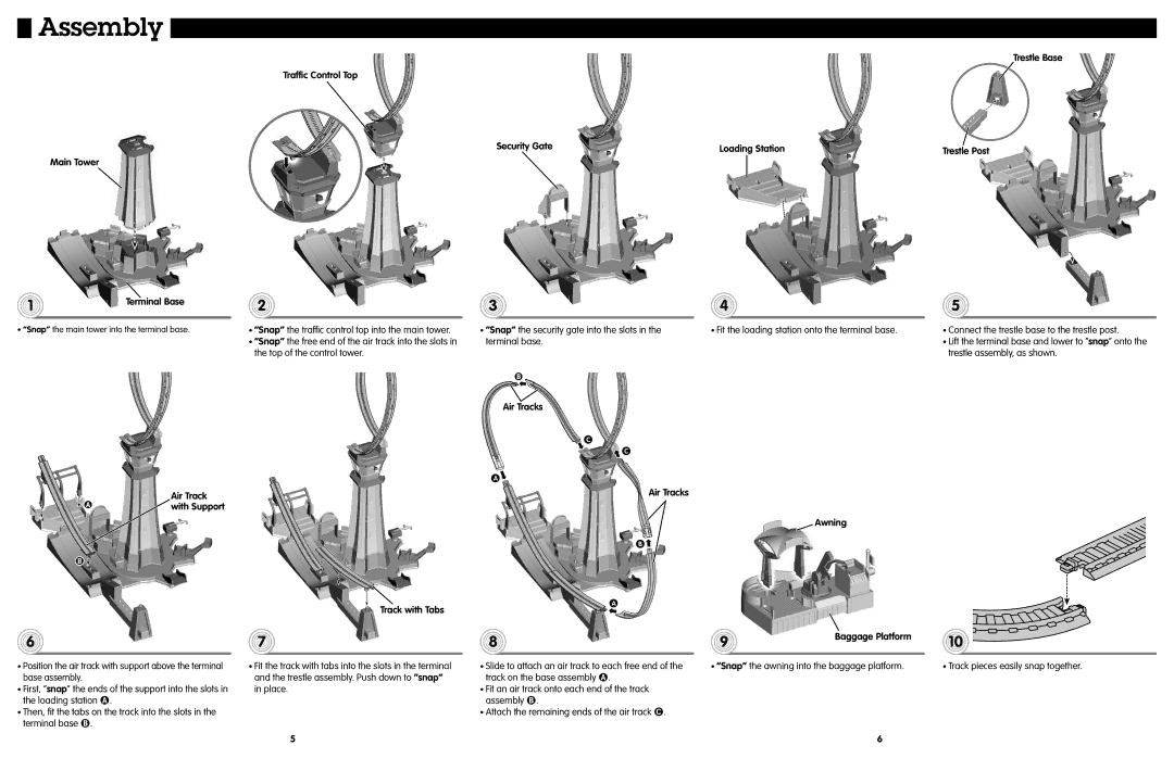 Fisher-Price N3985 manual Assembly 