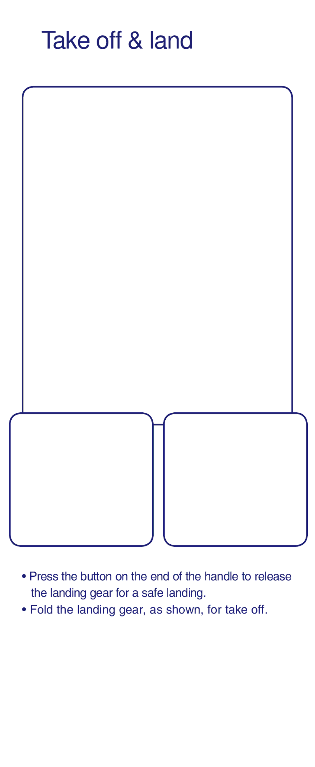 Fisher-Price N4300 instruction sheet Take off & land 