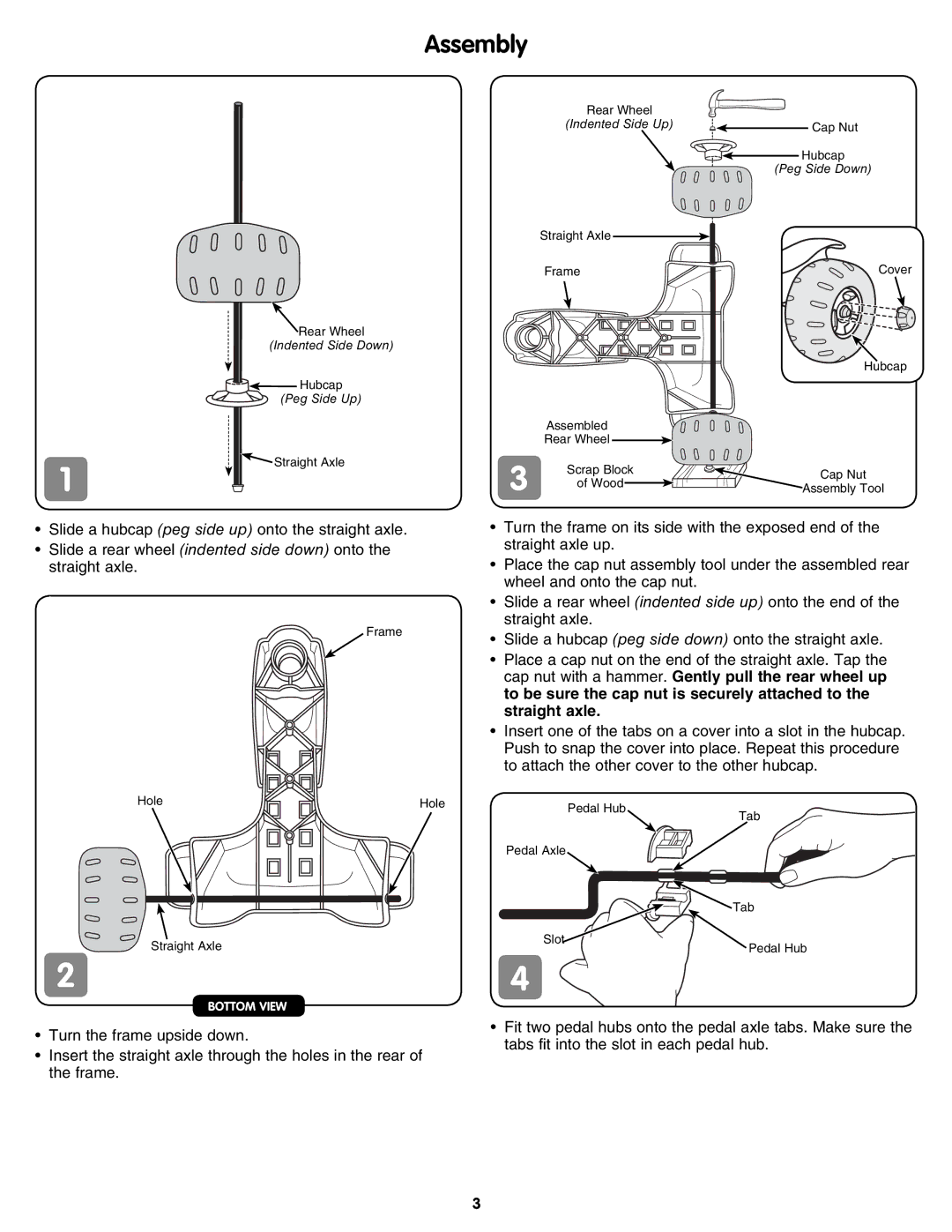 Fisher-Price N8416 instruction sheet Assembly 