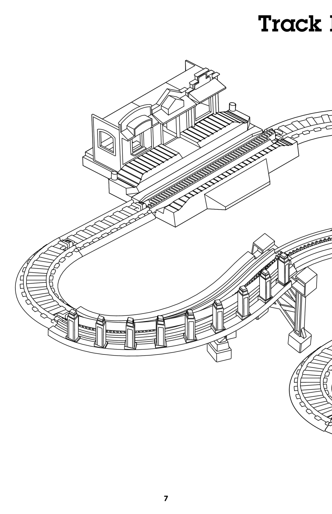 Fisher-Price P1370 instruction sheet Track 