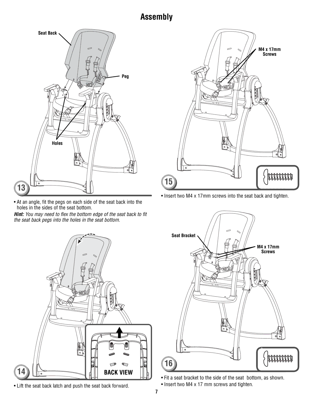 Fisher-Price P5748 manual Back View 