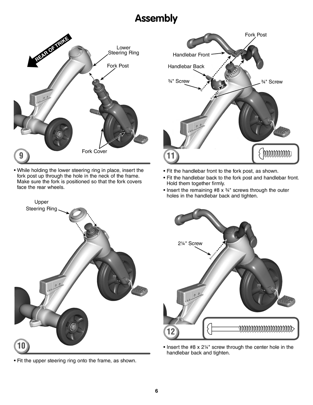 Fisher-Price P6831, R0322 manual Assembly 