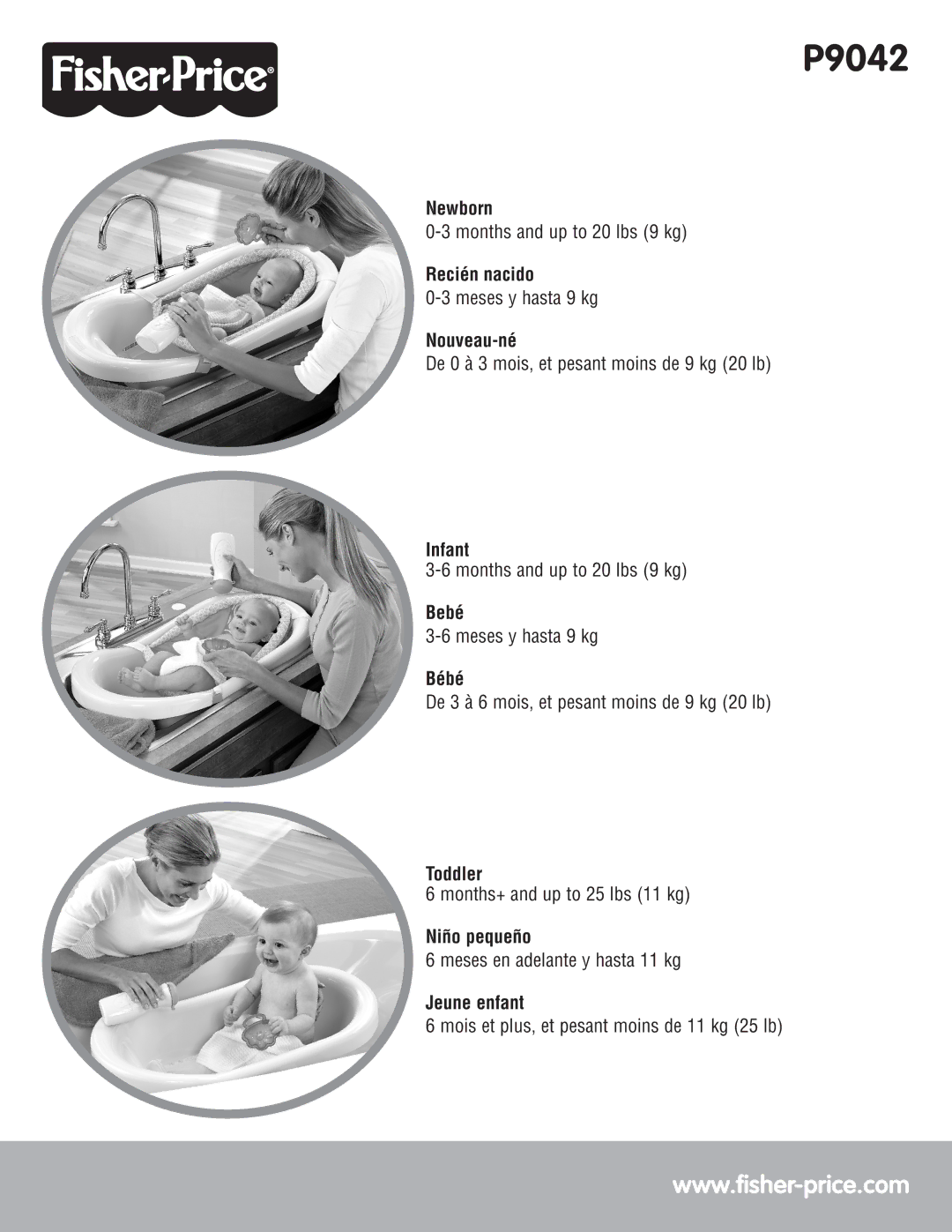 Fisher-Price P9042 manual 