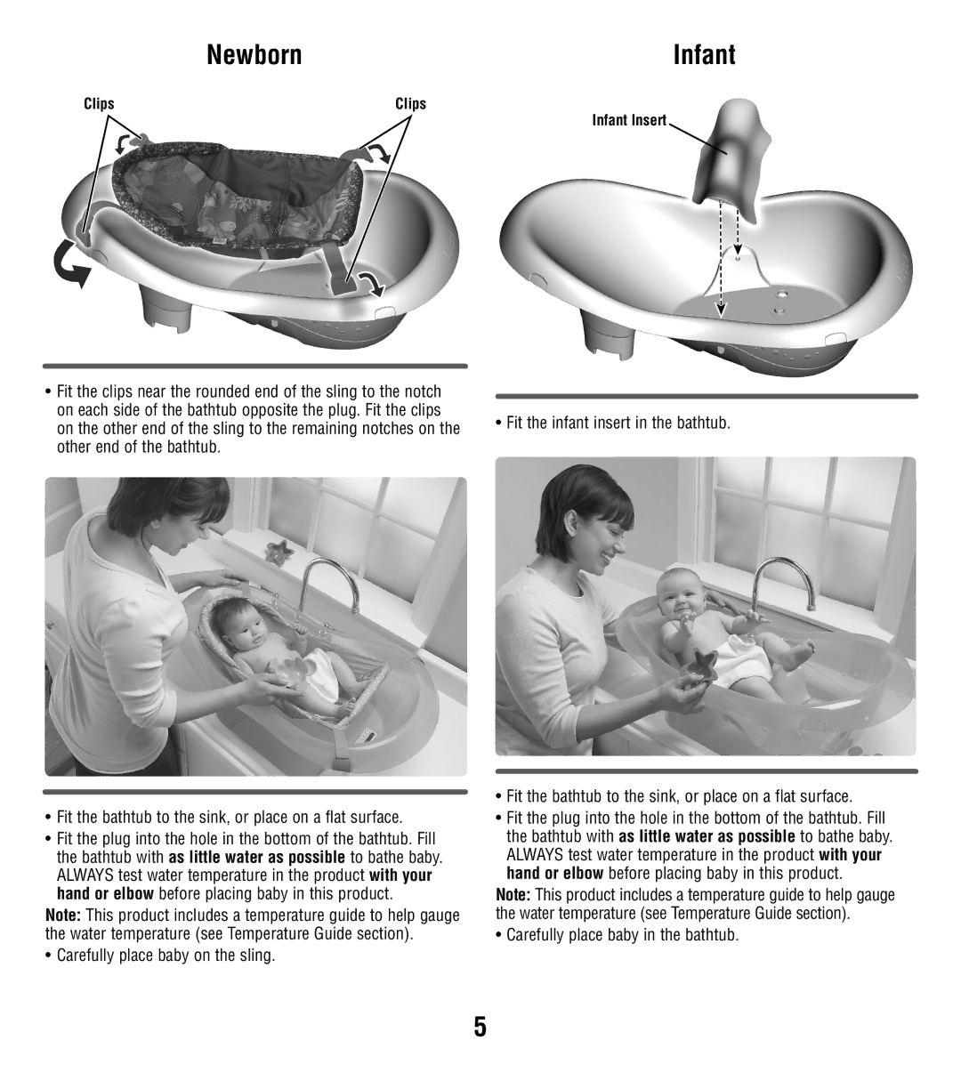 Fisher-Price R4743 manual Newborn, Infant 