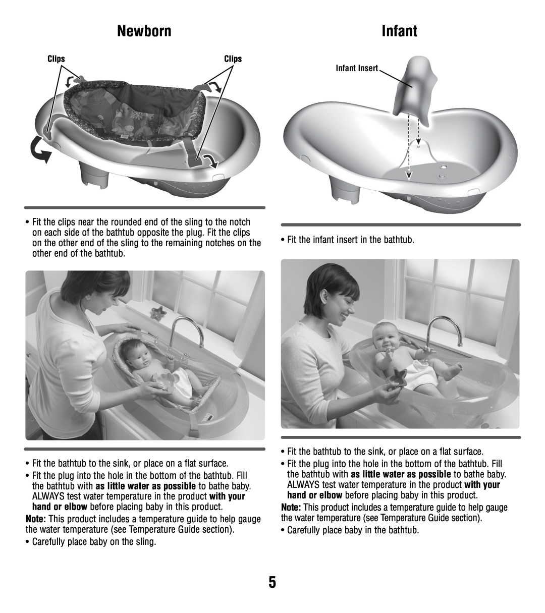 Fisher-Price R4743 manual Newborn, Infant 