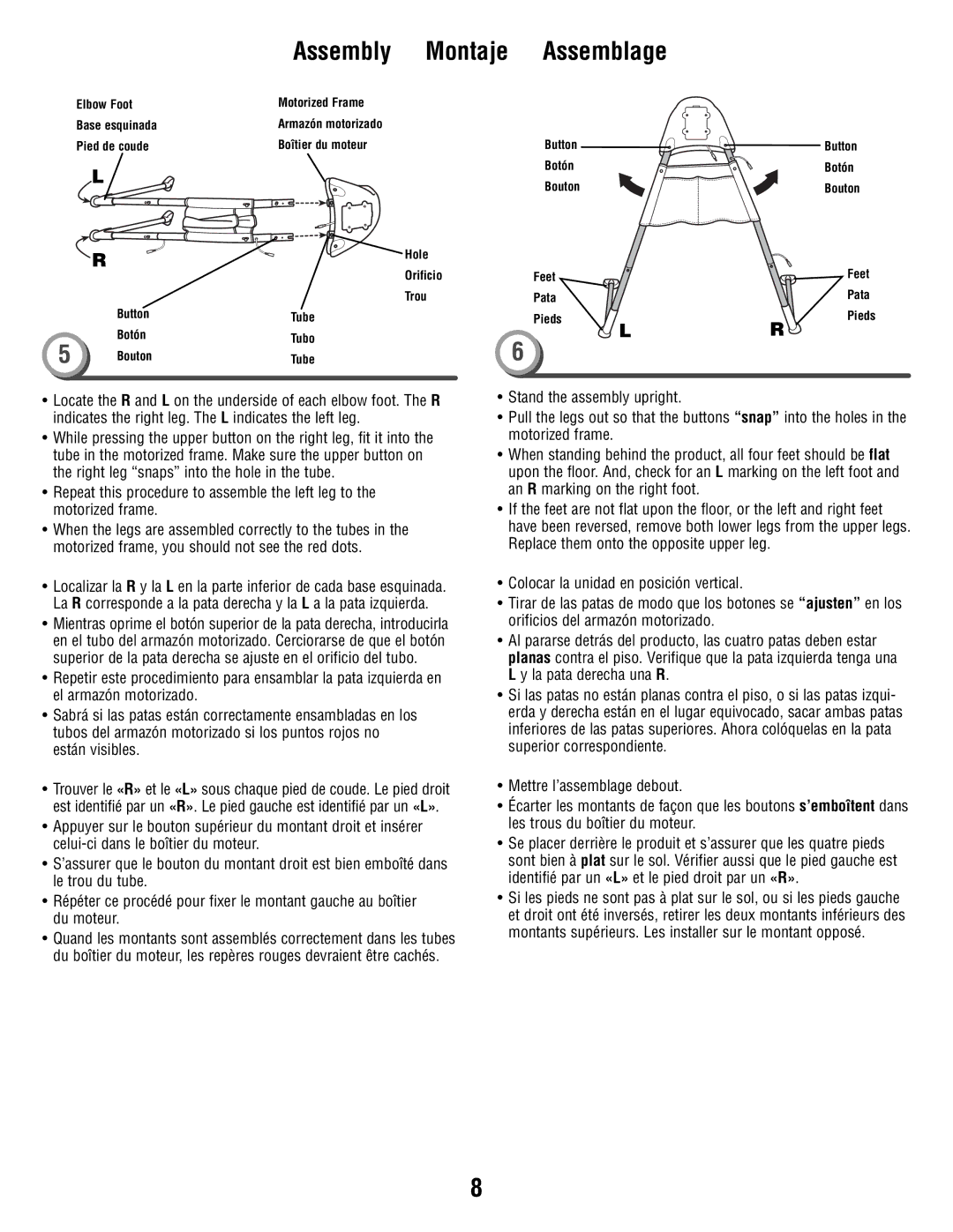 Fisher-Price R9951 manual Botón 