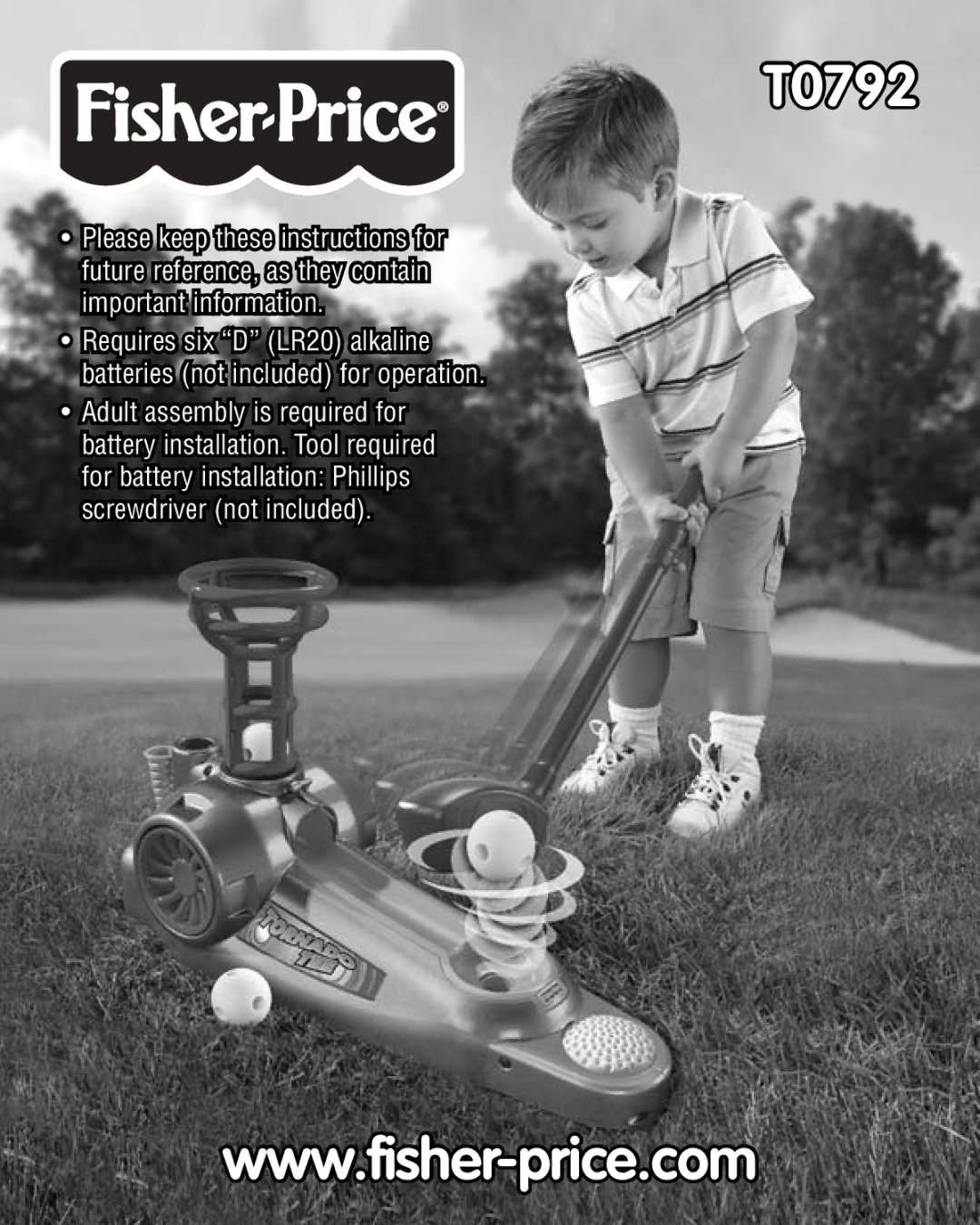 Fisher-Price T0792 manual 