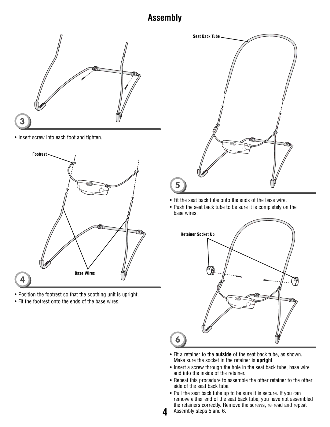 Fisher-Price T1828 manual Assembly 