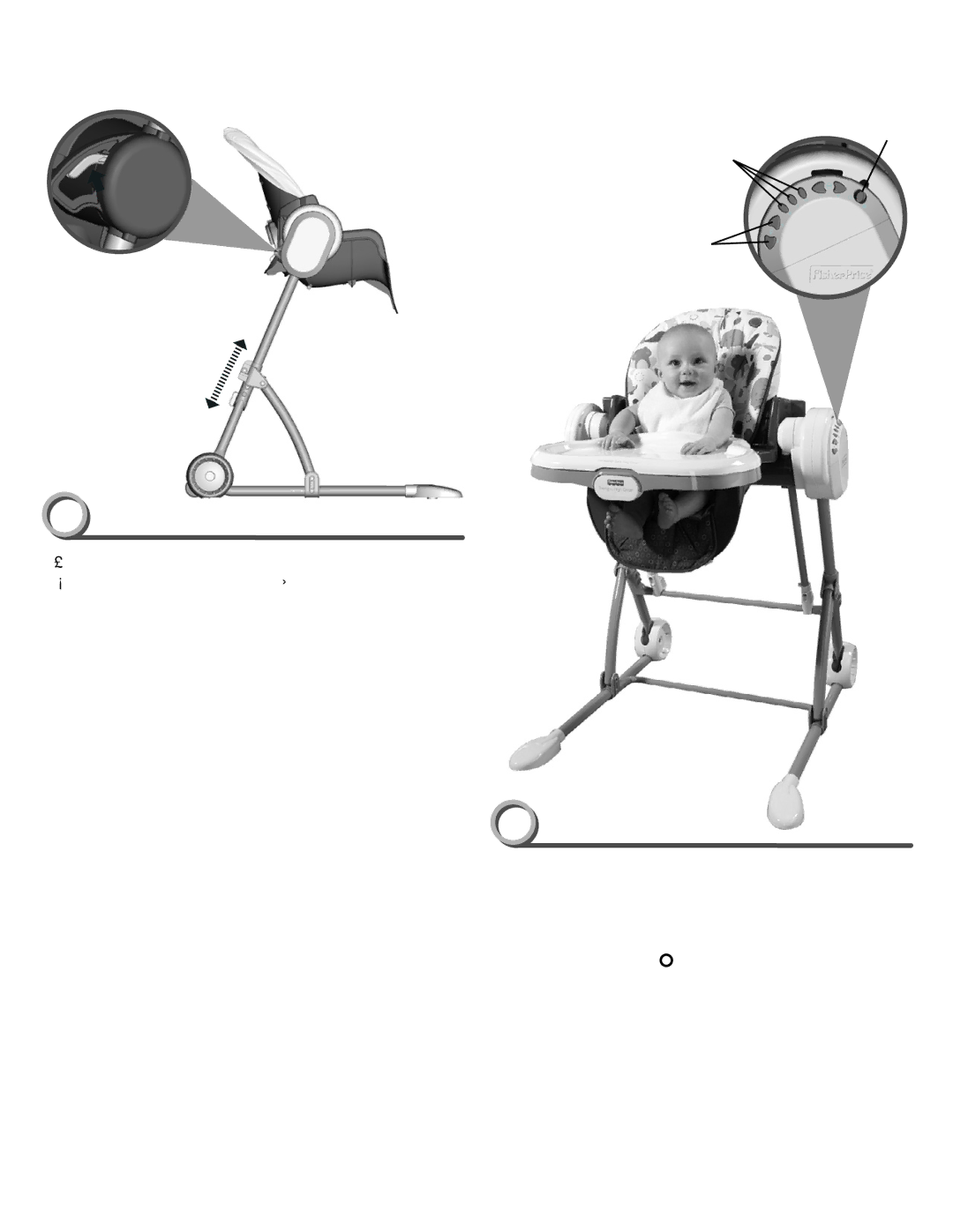 Fisher-Price T2684 manual Adjust Seat Height, Music and Sounds 