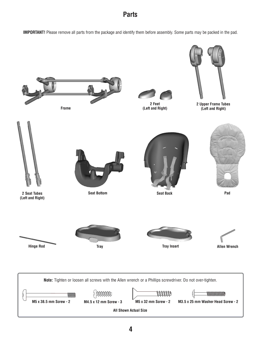 Fisher-Price T2684 manual Parts 