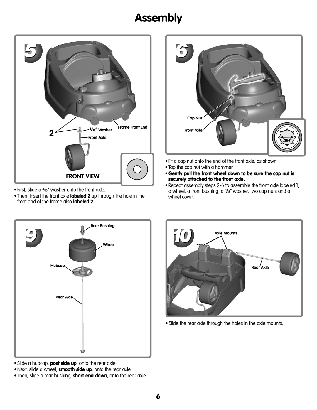 Fisher-Price T4444, M7596 manual Front View 