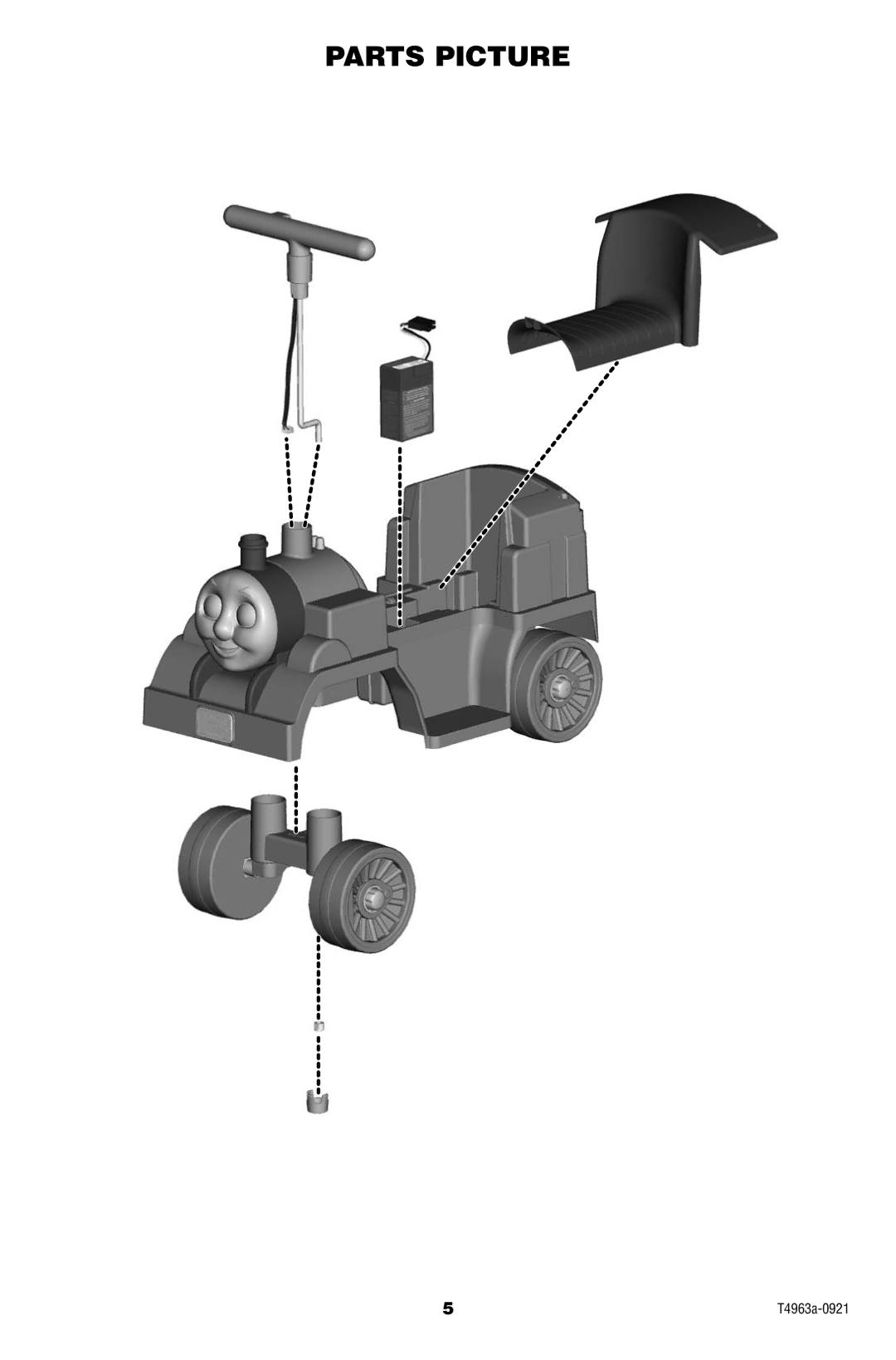 Fisher-Price T4963 owner manual Parts Picture 