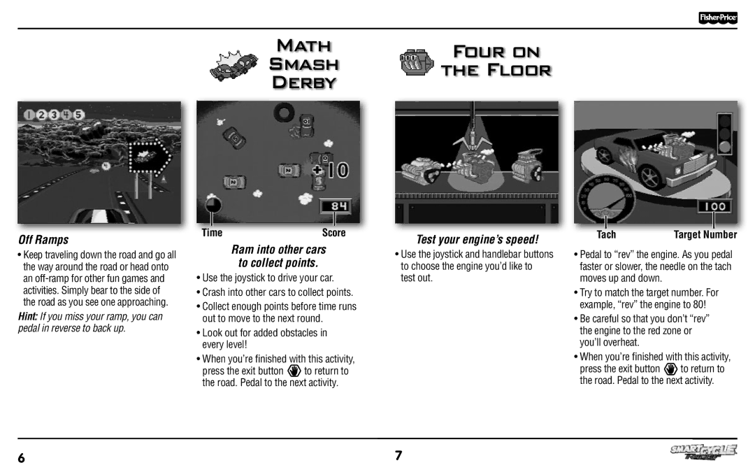 Fisher-Price T6348 manual Math Four on, Floor, Derby 