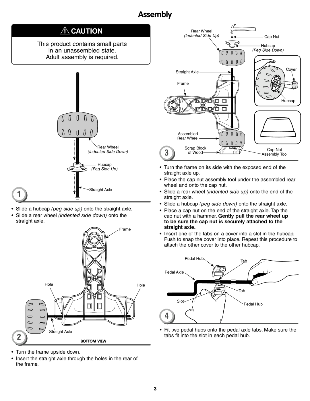 Fisher-Price W1442 instruction sheet Assembly 