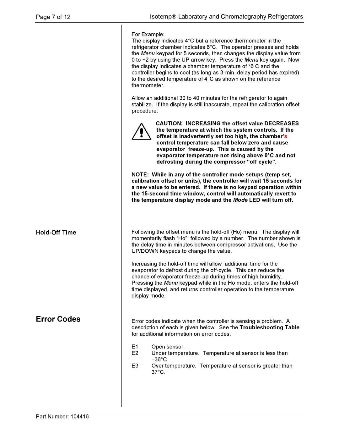 Fisher instruction manual Error Codes 