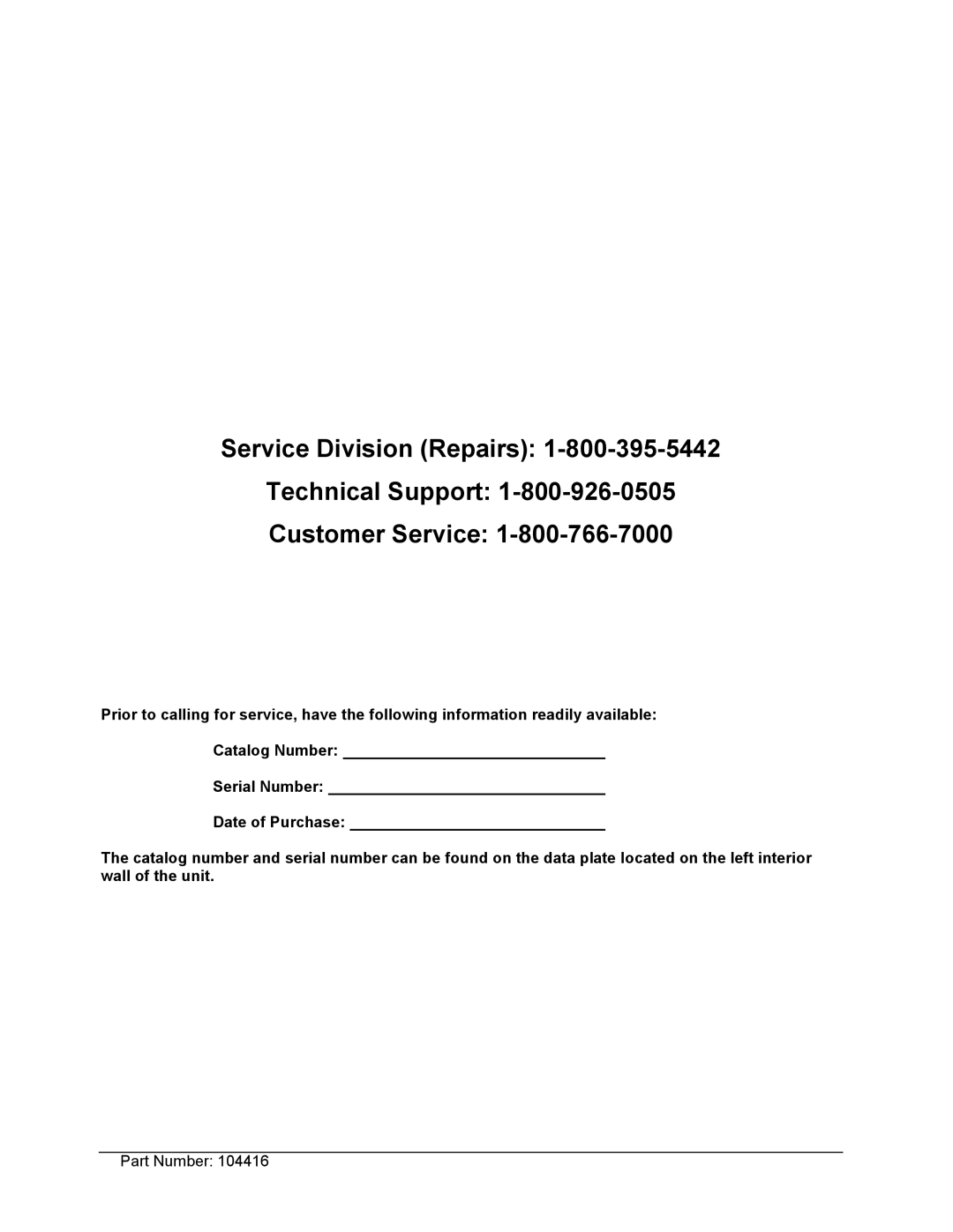 Fisher instruction manual Service Division Repairs Technical Support Customer Service 