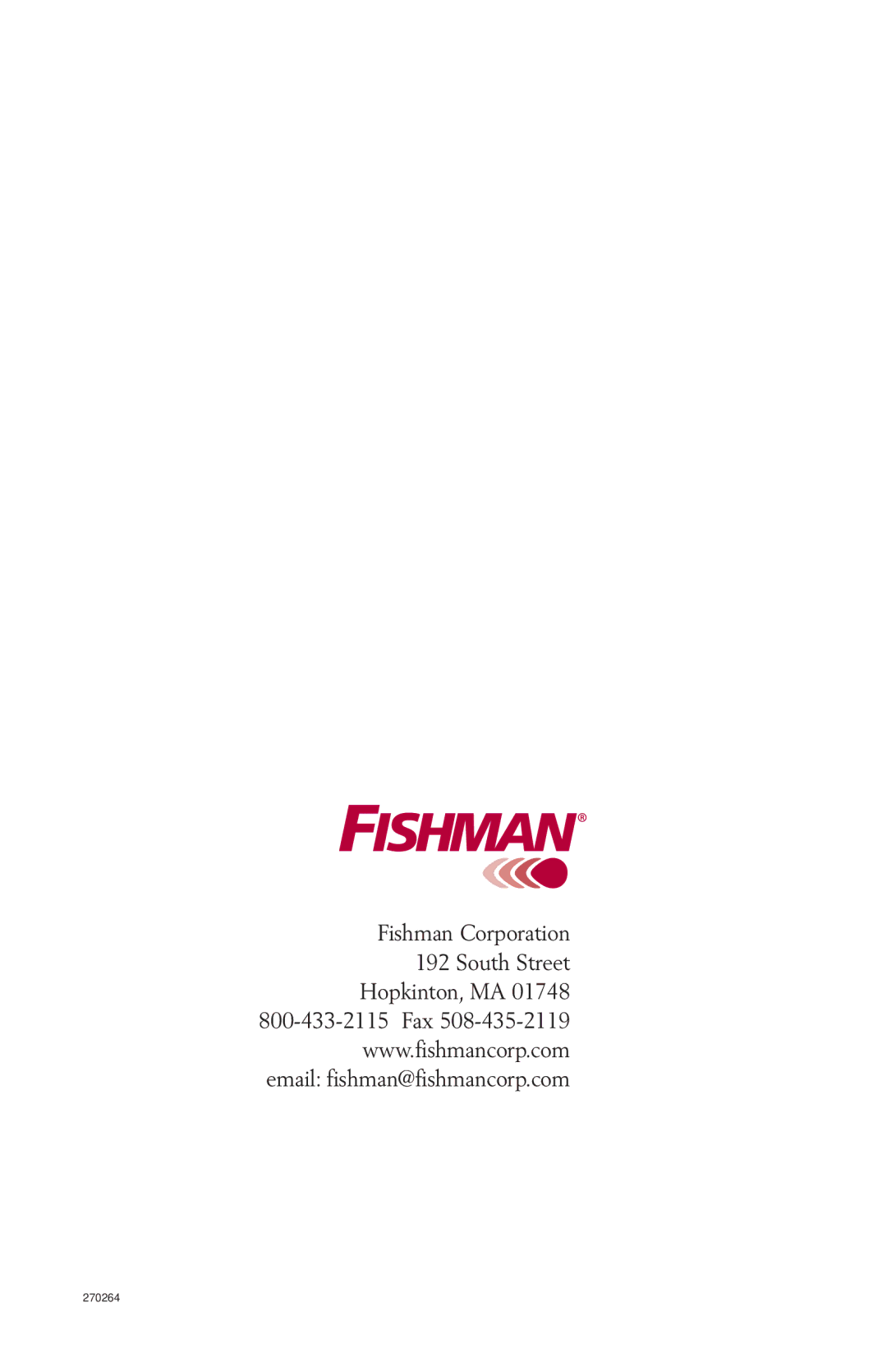 Fishman LDS9000 manual 270264 