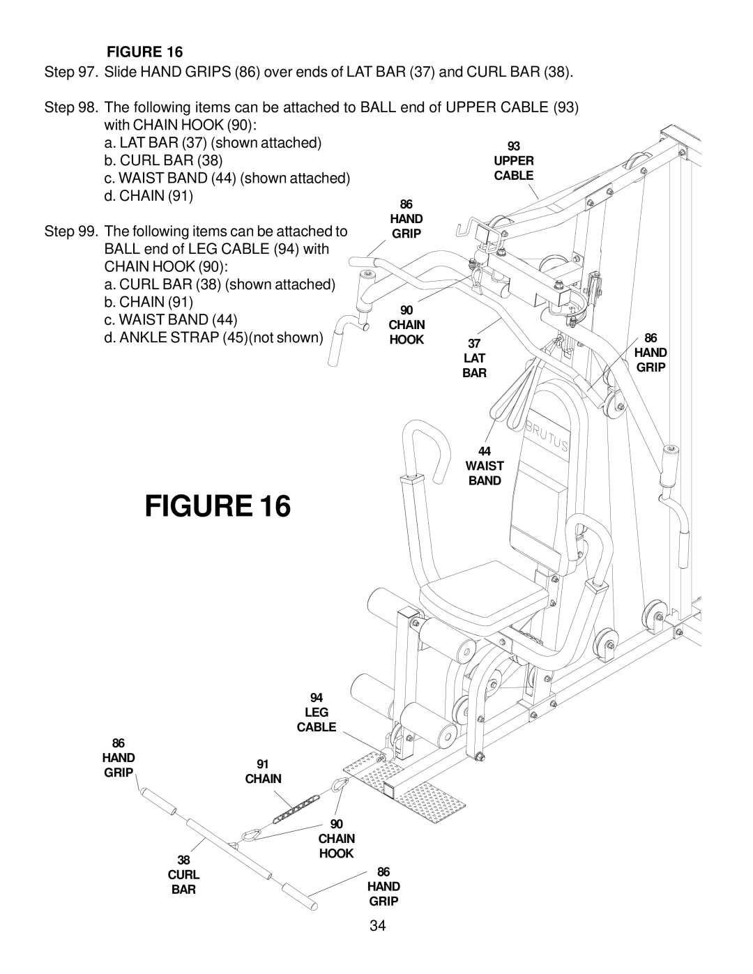 Fitness Quest Brutus 655 manual 