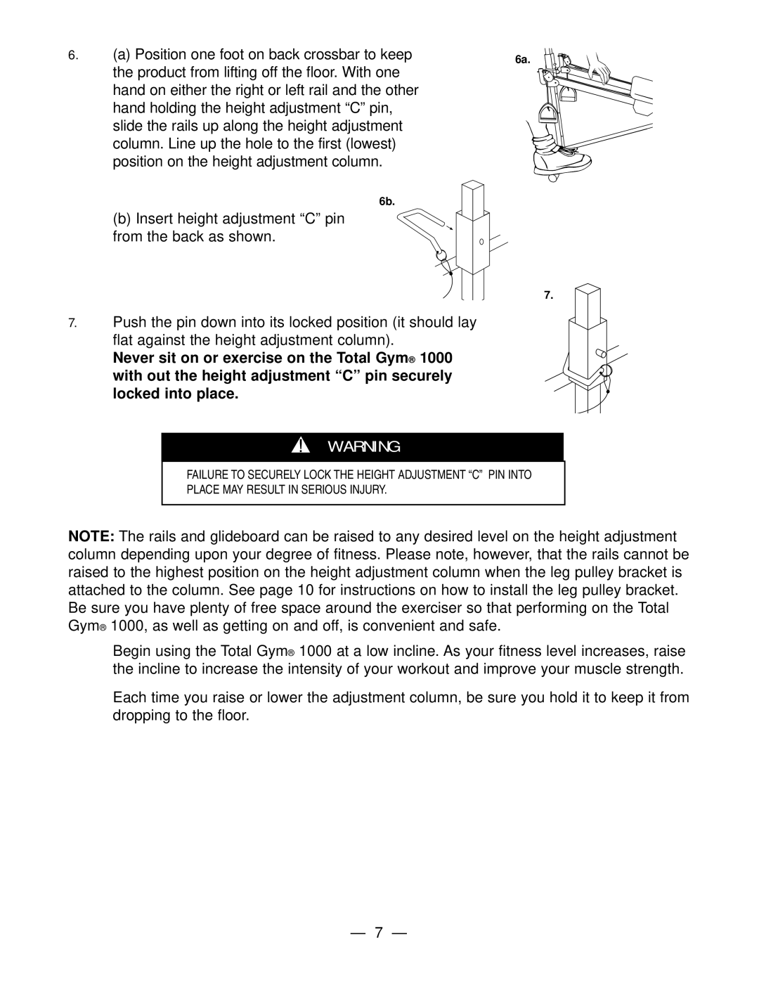 Fitness Quest Gym1000 manual 