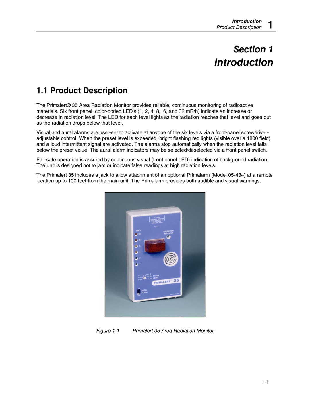 Fluke 05-437 manual Introduction, Product Description 