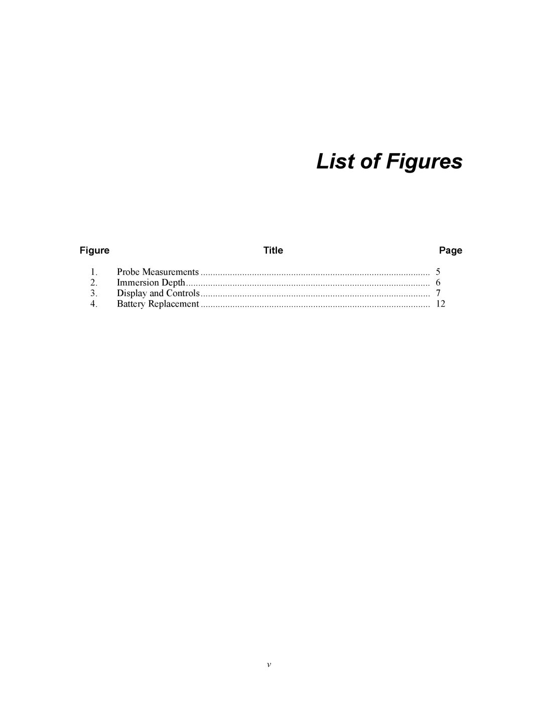 Fluke 1551A EX, 1552A EX specifications List of Figures 