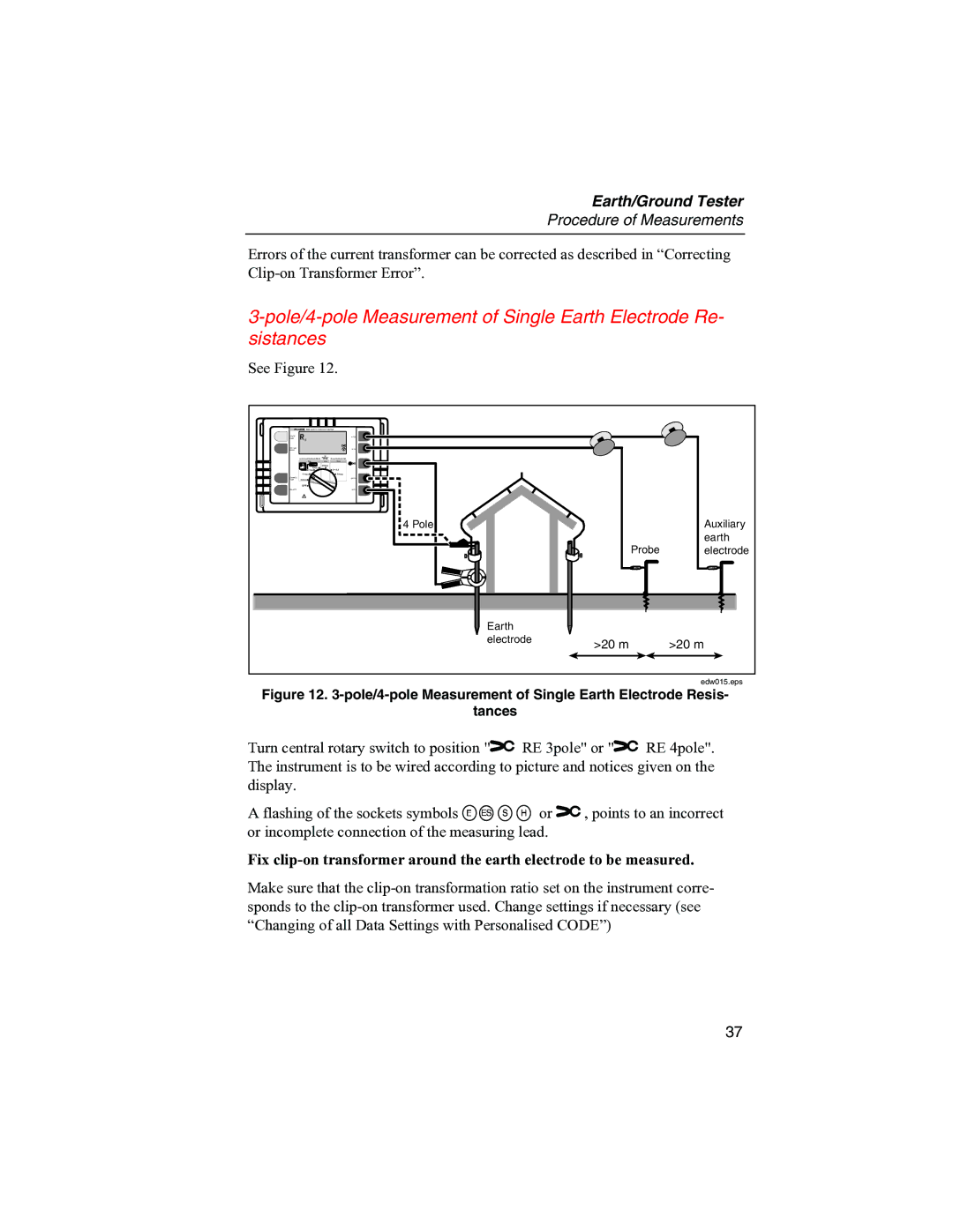 Fluke 1625 user manual 20 m 