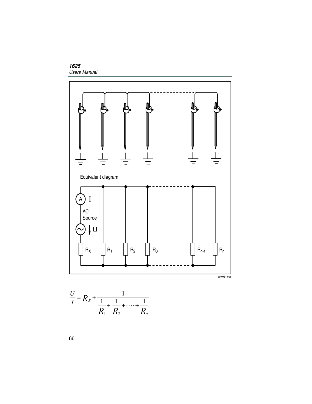 Fluke 1625 user manual = R X + 