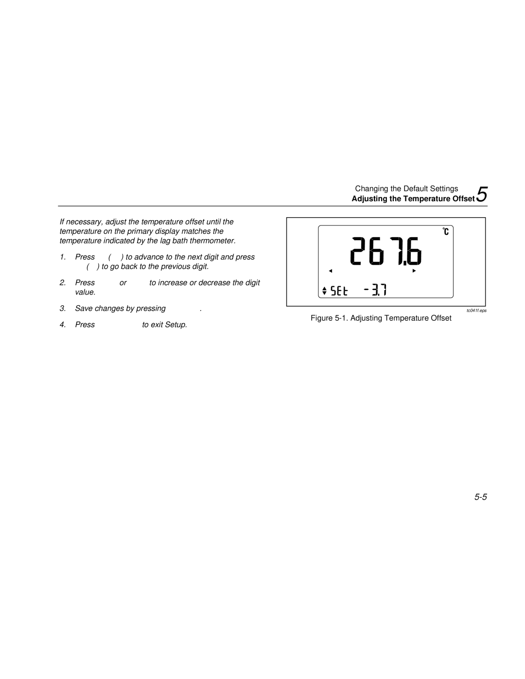 Fluke 187 user manual Changing the Default Settings 