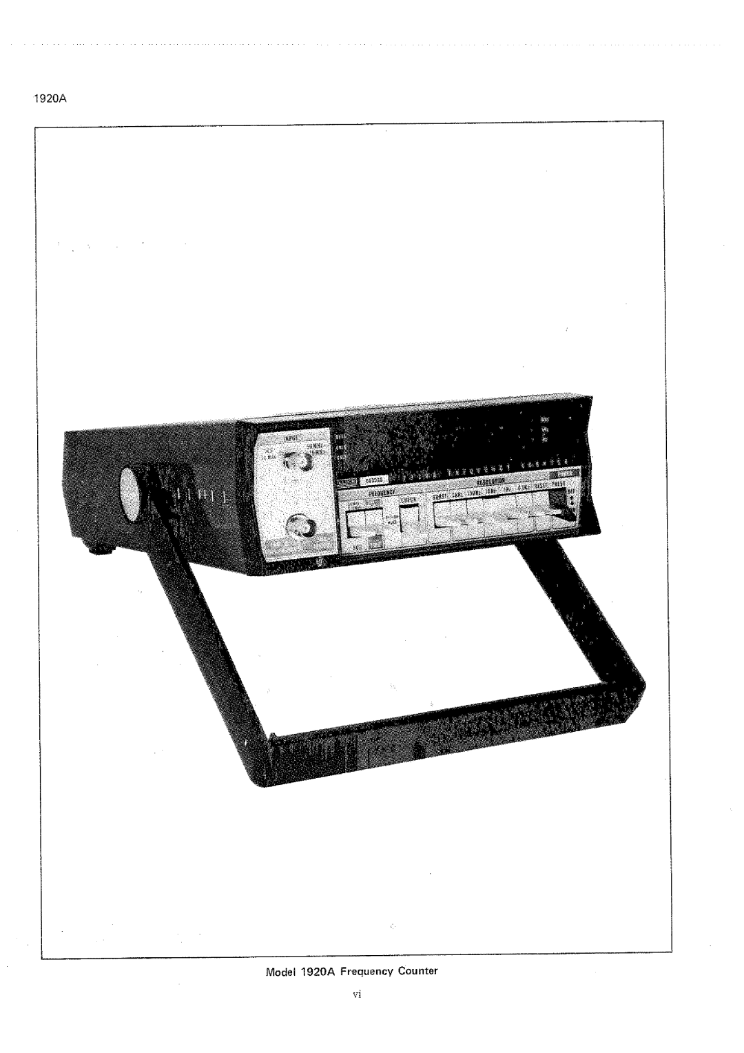 Fluke 1920A manual 