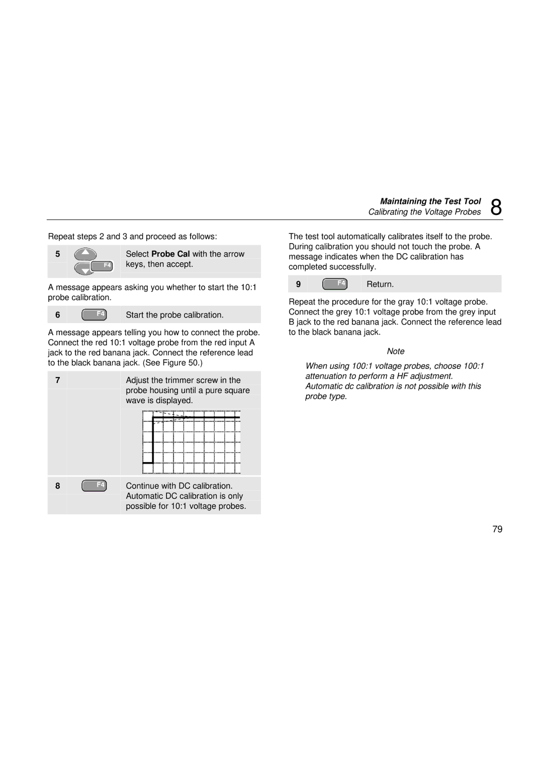 Fluke 199, 196, 192 user manual Maintaining the Test Tool 