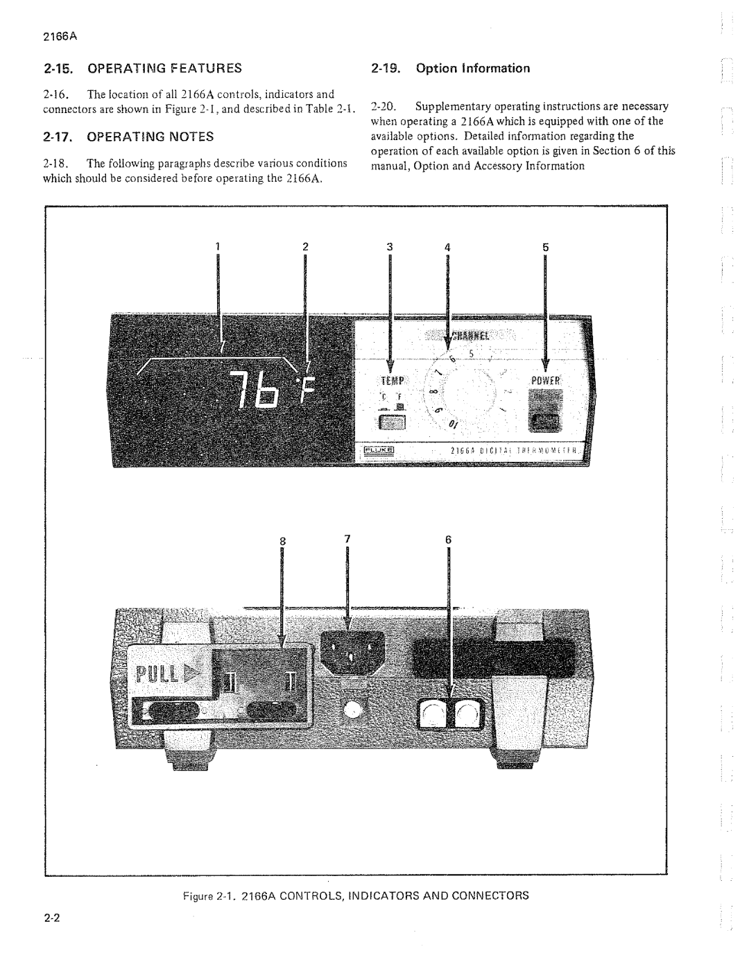 Fluke 2166A manual 