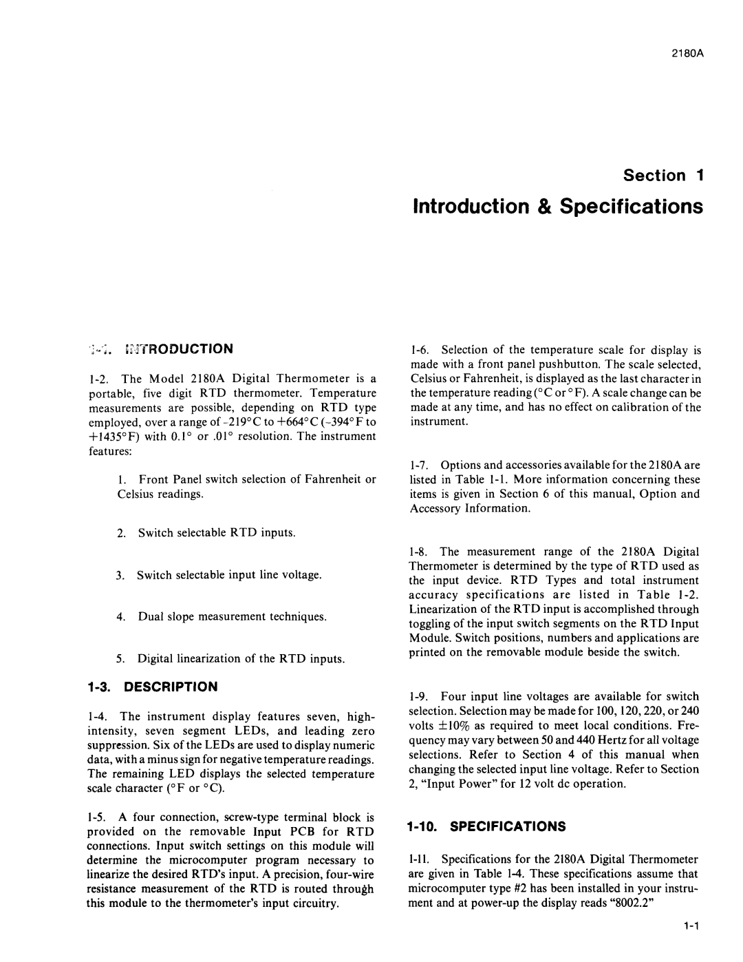 Fluke 2180A manual 