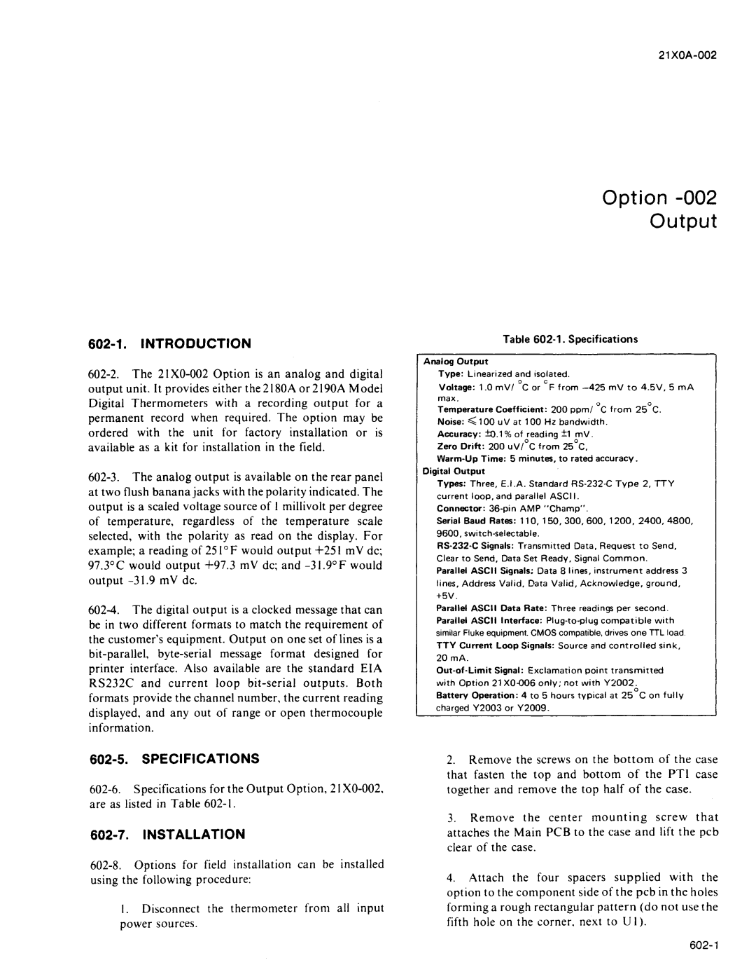 Fluke 2190A manual 