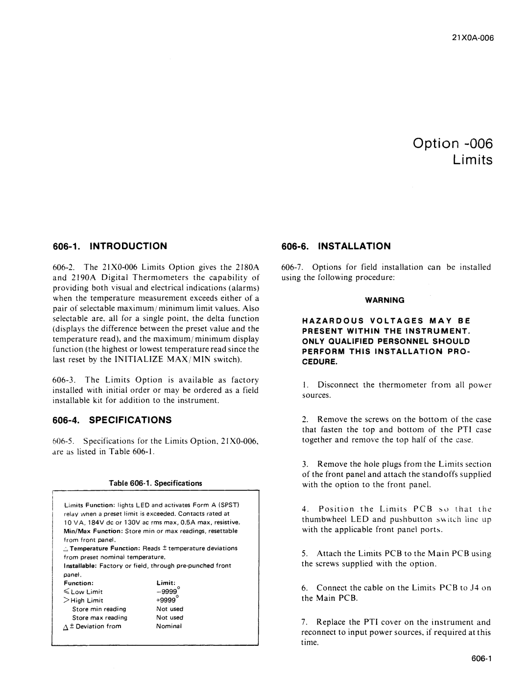 Fluke 2190A manual 