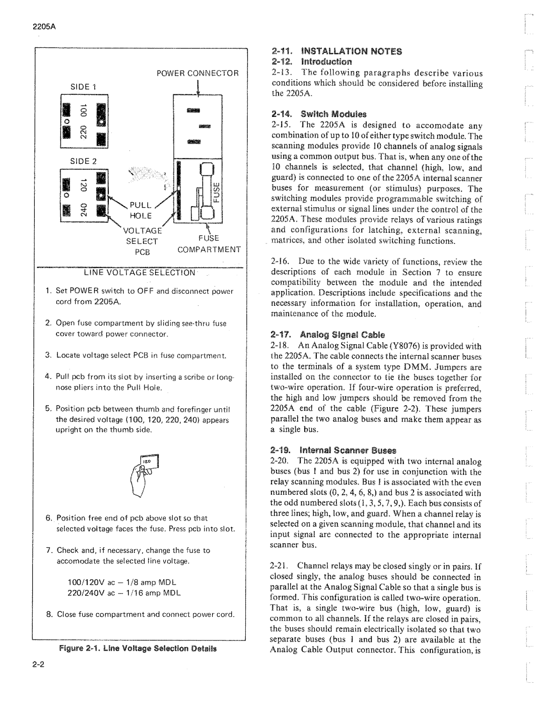 Fluke 2205A manual 