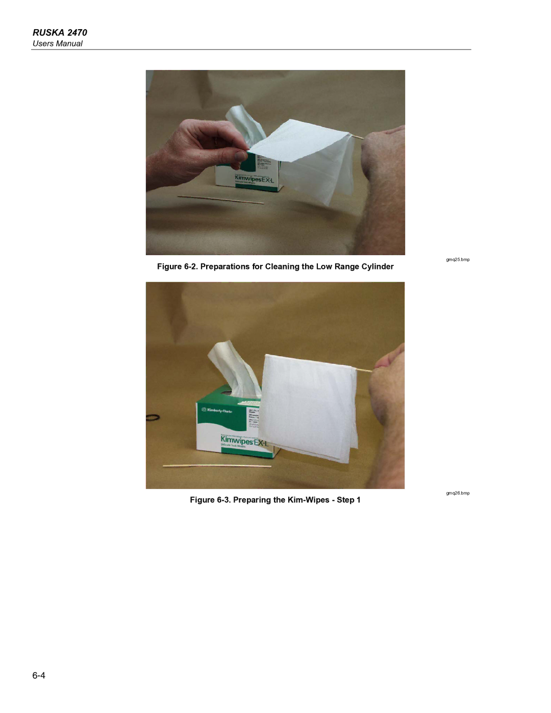 Fluke 2470 specifications Preparations for Cleaning the Low Range Cylinder 