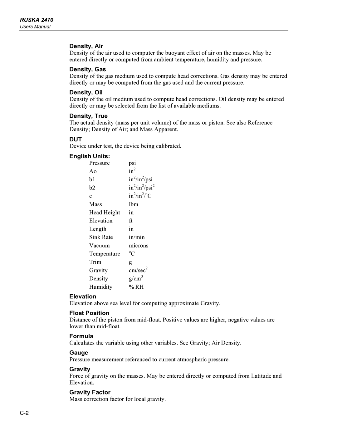 Fluke 2470 specifications Dut 