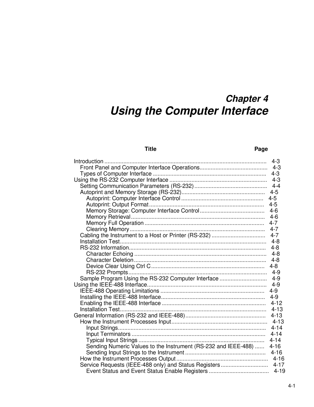 Fluke 2620A, 2625A user manual Using the Computer Interface 