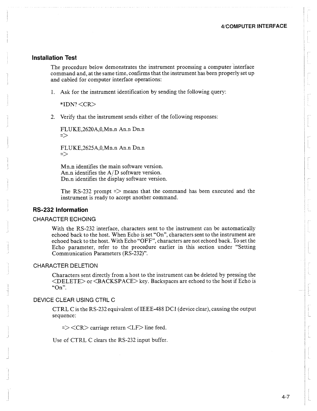 Fluke 2625A manual 