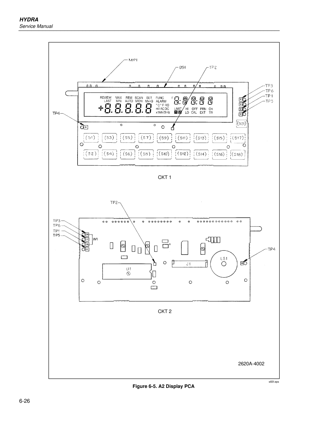 Fluke 2635A, 2625A service manual Ckt 