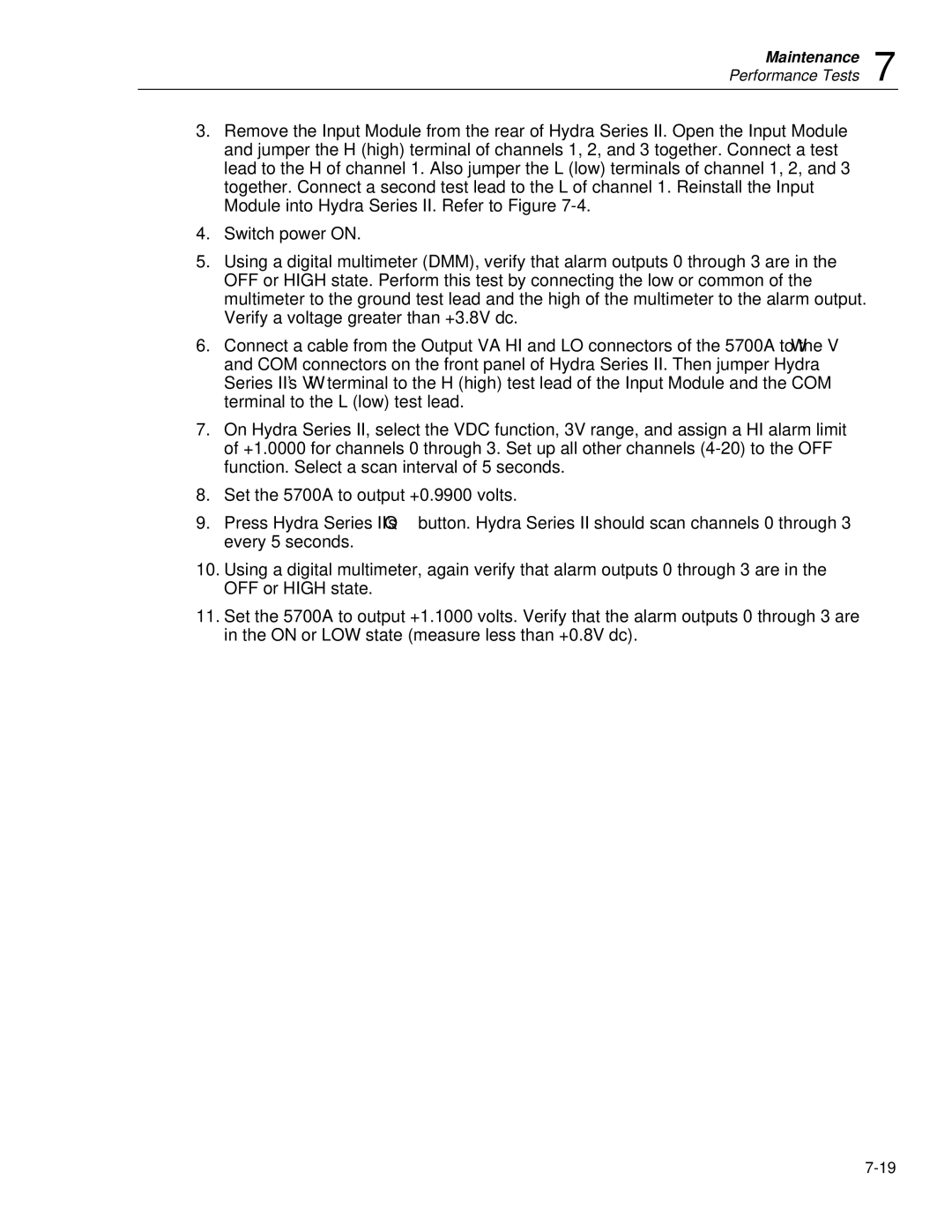 Fluke 2635A user manual Maintenance 