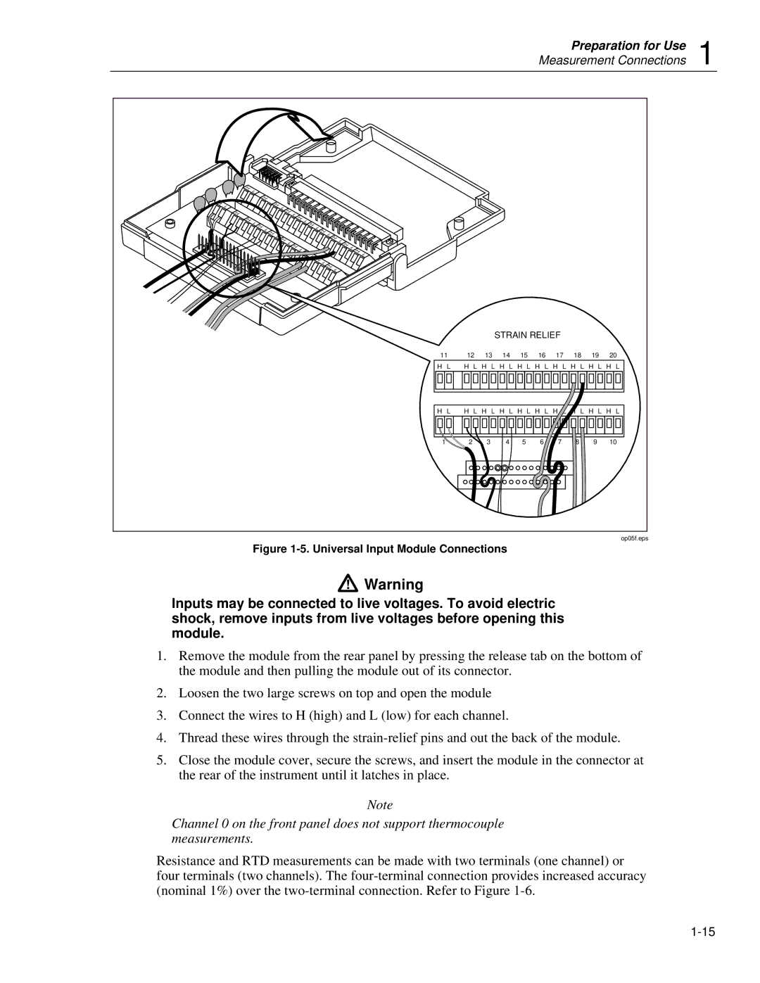 Fluke 2635A user manual Measurement Connections 