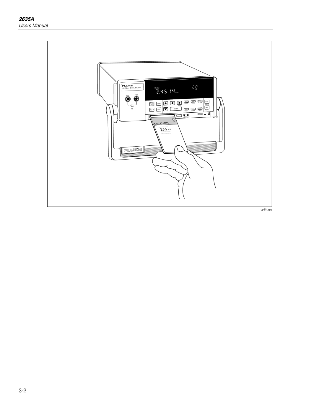 Fluke 2635A user manual 256KB 