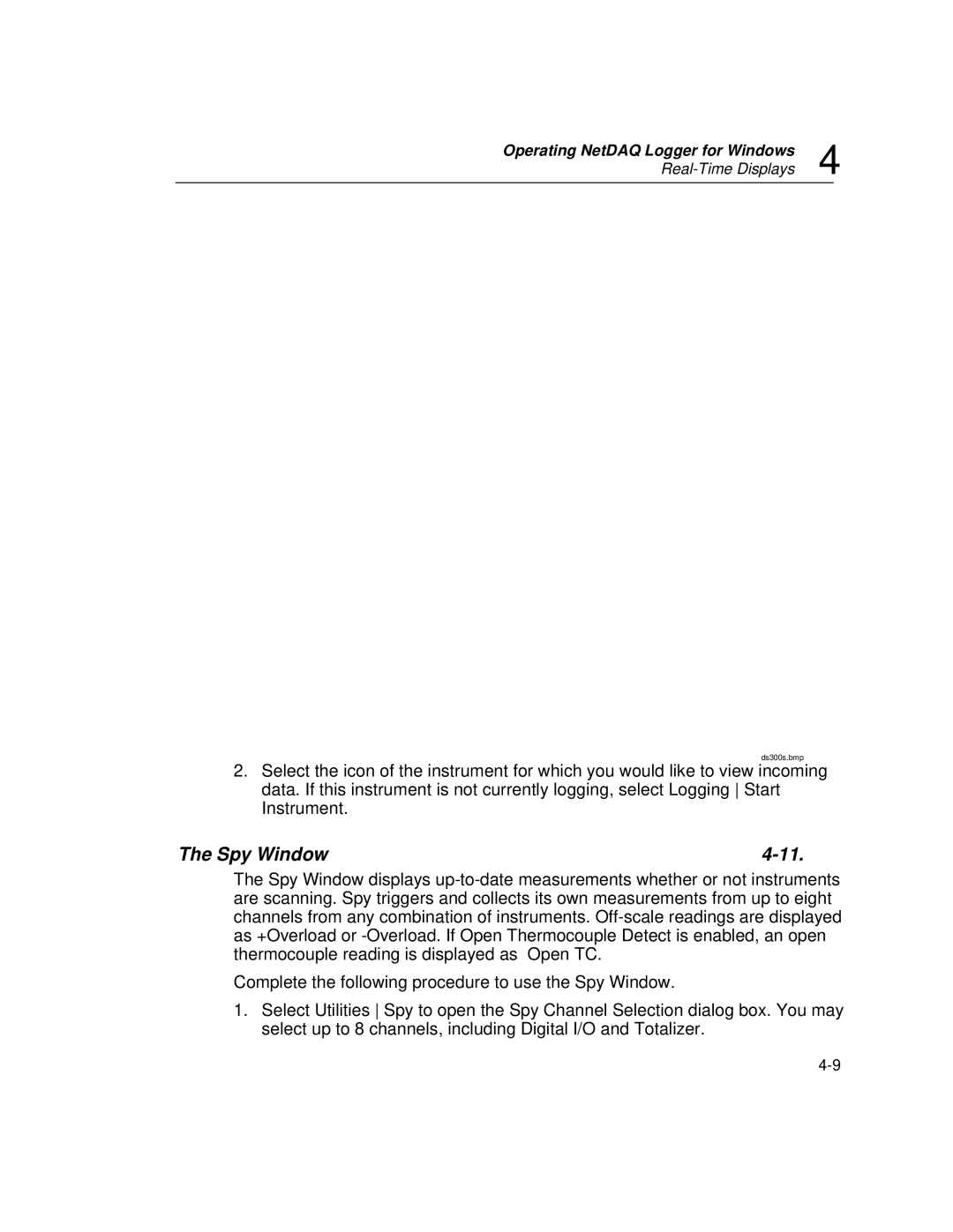 Fluke 2640A, 2645A user manual Spy Window 