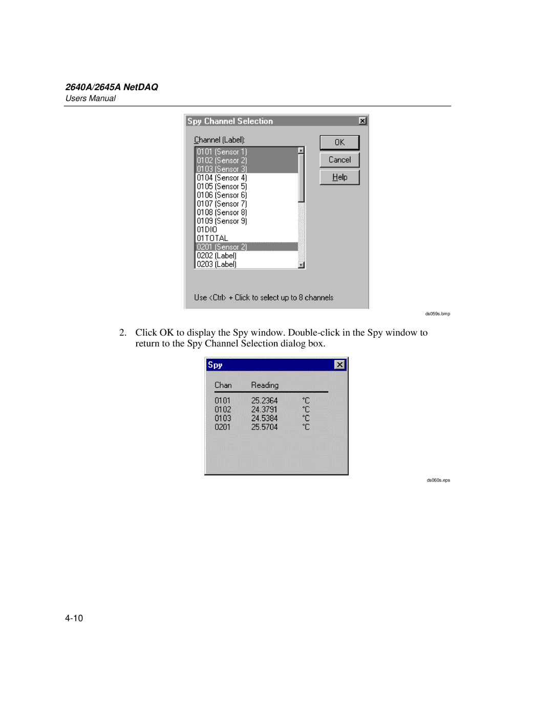 Fluke 2645A, 2640A user manual Ds059s.bmp 