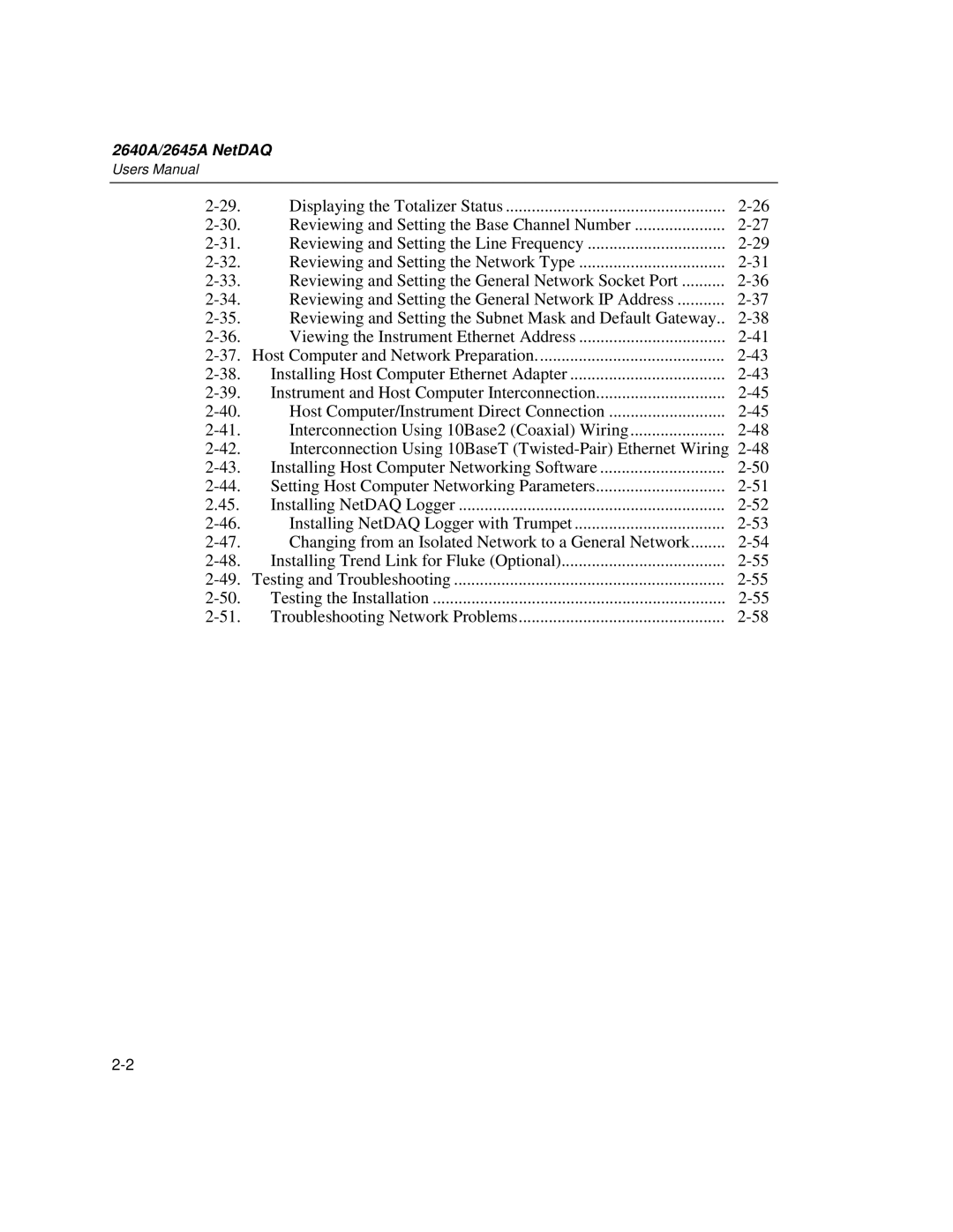 Fluke 2645A, 2640A user manual Displaying the Totalizer Status 