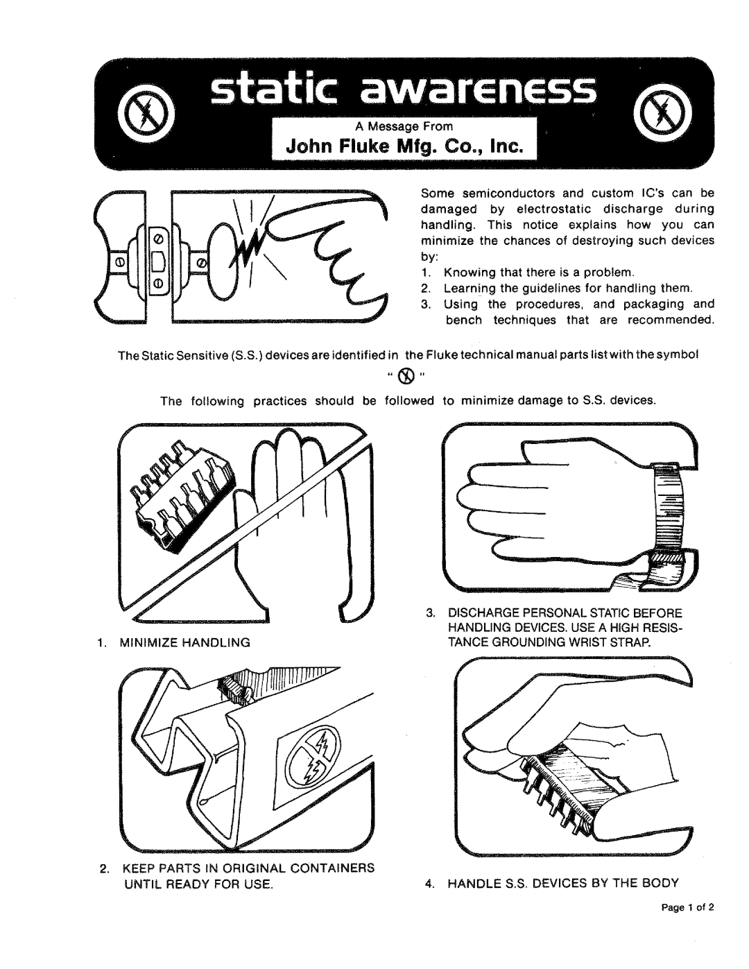 Fluke 293860 manual 